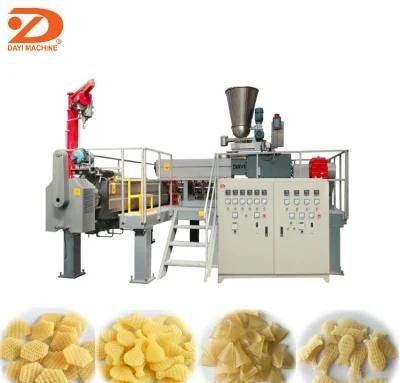 High Efficiency Twin Screw Extruder 3D Pellet Snacks Food Making Machine