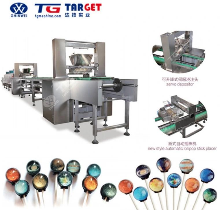 Middle Output Complete Automatic Lollipop Production Line Lollipop Making Machine