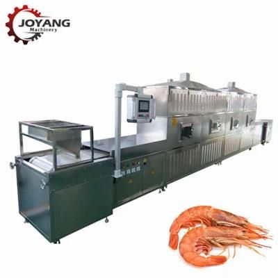 70kw Industrial Seafood Shrimp Microwave Drying Machine