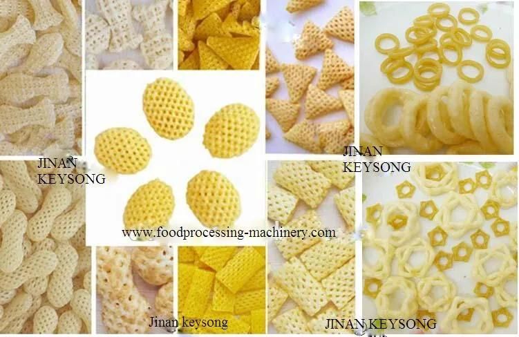 Extruded Potato Pellet Snacks Food Extruder