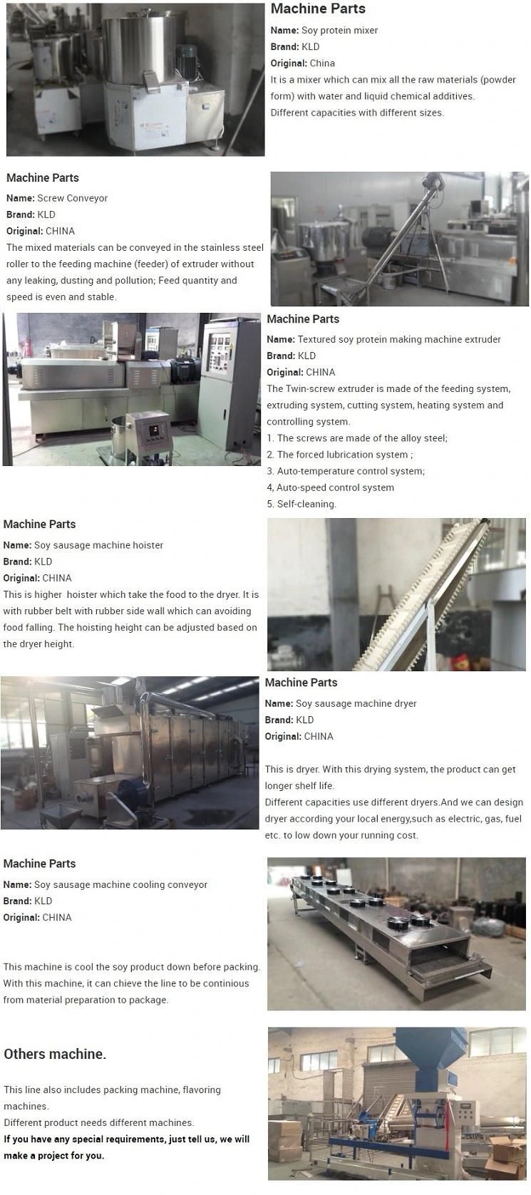 Automatic Dry Soya Vegetarian Mock Meat Flake Pieces Making Machine