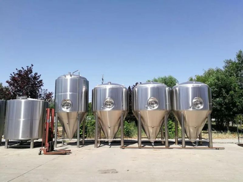 Beer Fermentation Tank SS304 Conical Cooling Tank
