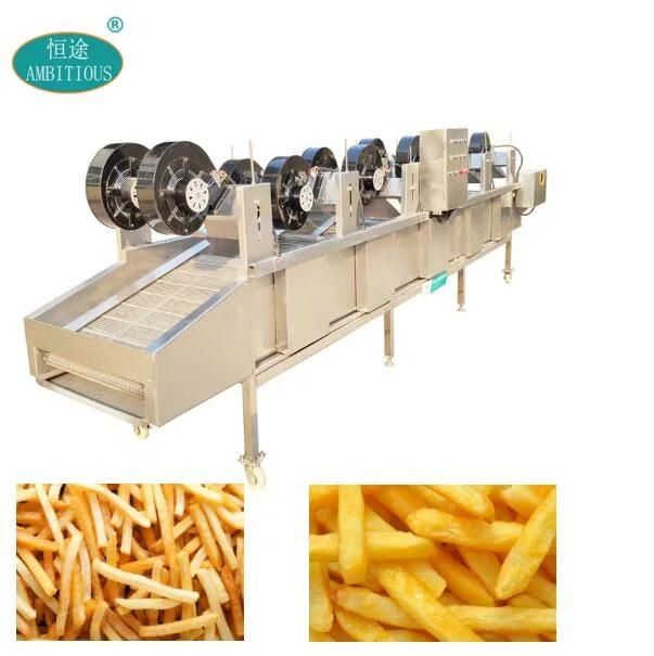 Vegetable Dehydrator Dry Machine Continuous French Fries Cooling Machine