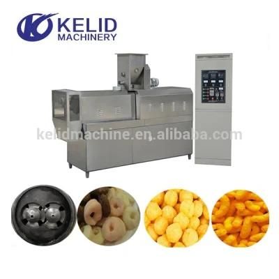 Extruded Food Puffed Corn Pellet Snack Making Machine