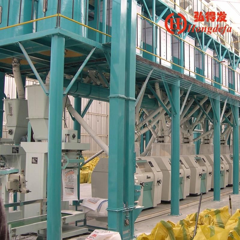 Africa Market of 100t/24h Fine Maize Flour Milling Machine in 2020
