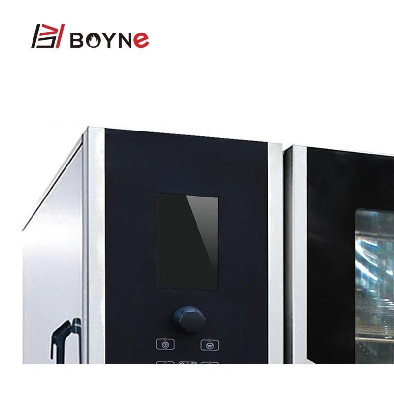 Commercial Kitchen Cooking Equipment Gas Six Trays Combi Oven