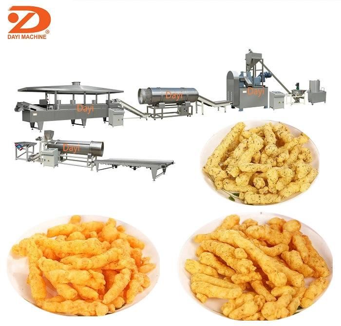 Tom Toms Cheetos Kurkure Niknak Fried Snack Making Machine