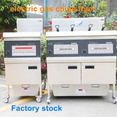Fryer Commercial Frying Furnace with Automatic Oil Filtering Pumping System Computer ...