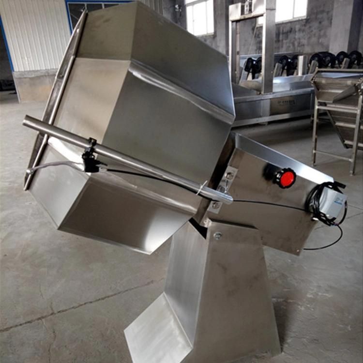 Octagonal Snack Food Flavoring Machine Disk Fried Peanuts Seasoning Machine Drum Machine
