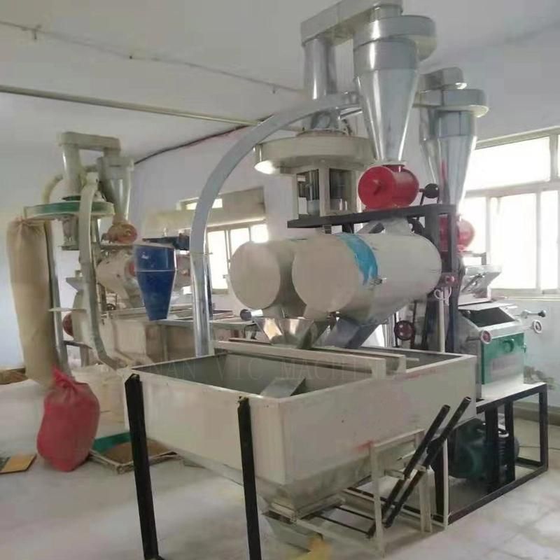 Dust removal system flour mill machine