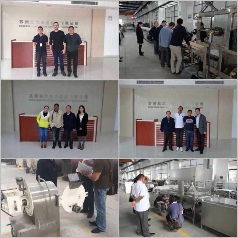 Gusu Center Filling Chocolate Bar Moulding Depositing Machine