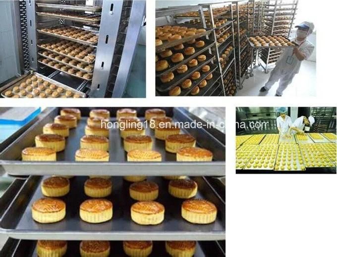 Customized Biscuit Bread Moon Cake Production Line Industrial Diesel Tunnel Oven