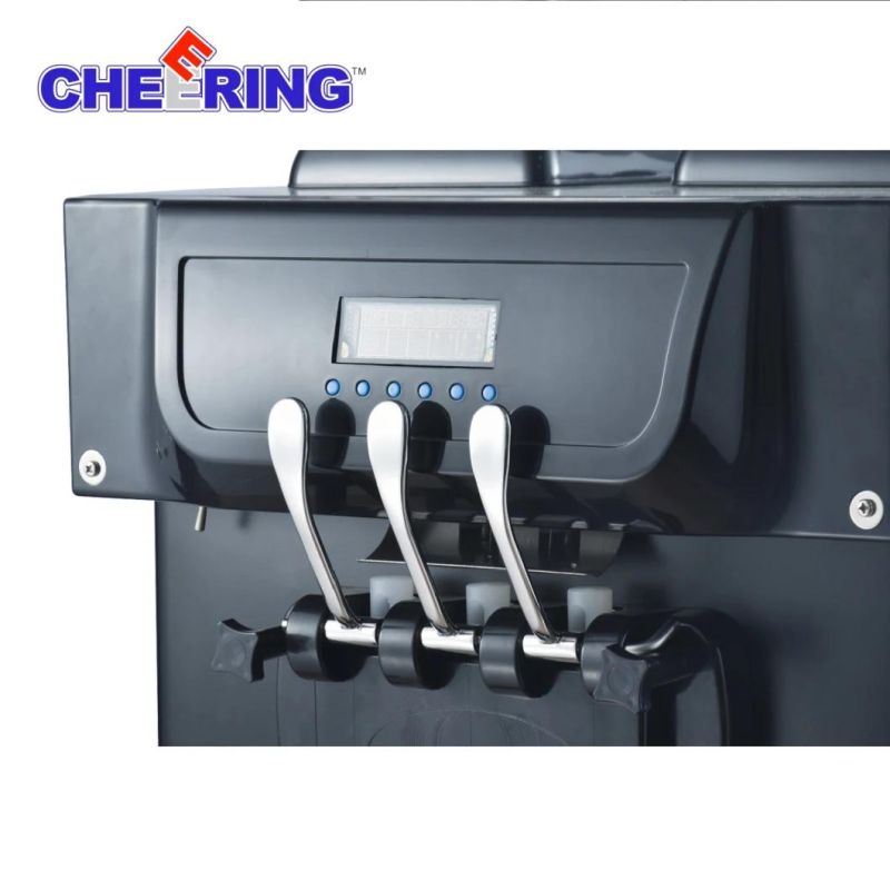 High Quality Commercial Soft Serve 3 Flavor Ice Cream Machine with CE Certification