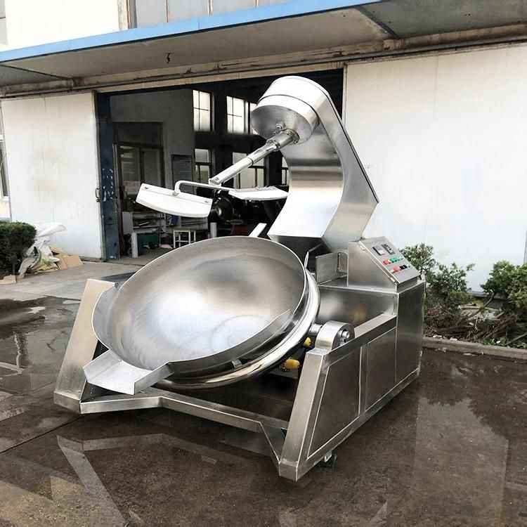 Factory Direct Sale Catering Machinery Industry Steam Jacketed Boiler Automatic Cooking Planet Stirred Soup Port