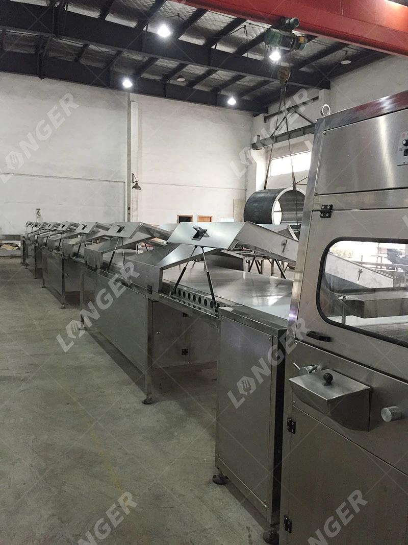 Bottom Coater Chocolate Biscuits Chocolate Belt Coating Machine with 800mm