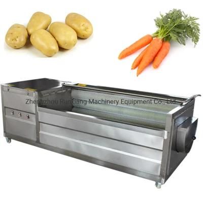 Factory Selling Vegetable Fruit Washing and Peeling Peeler Machine