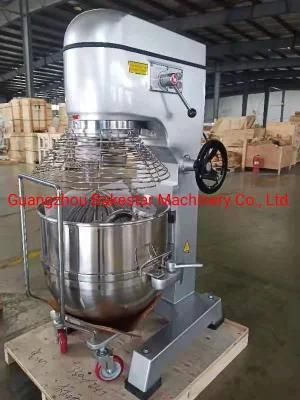 Commercial Stainless Steel 80L Electric Pastry Mixer/Electric Food Mixer/Planetary Mixer