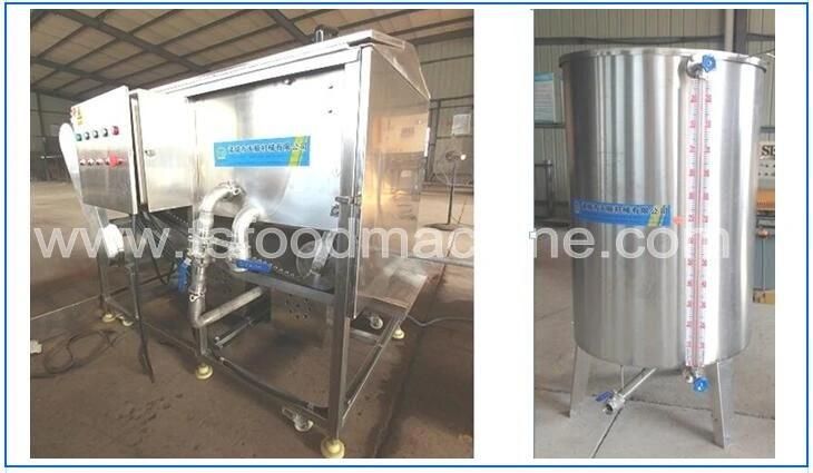 Full Automatic Conveyor Fryer Pork Conveyor Frying Machine