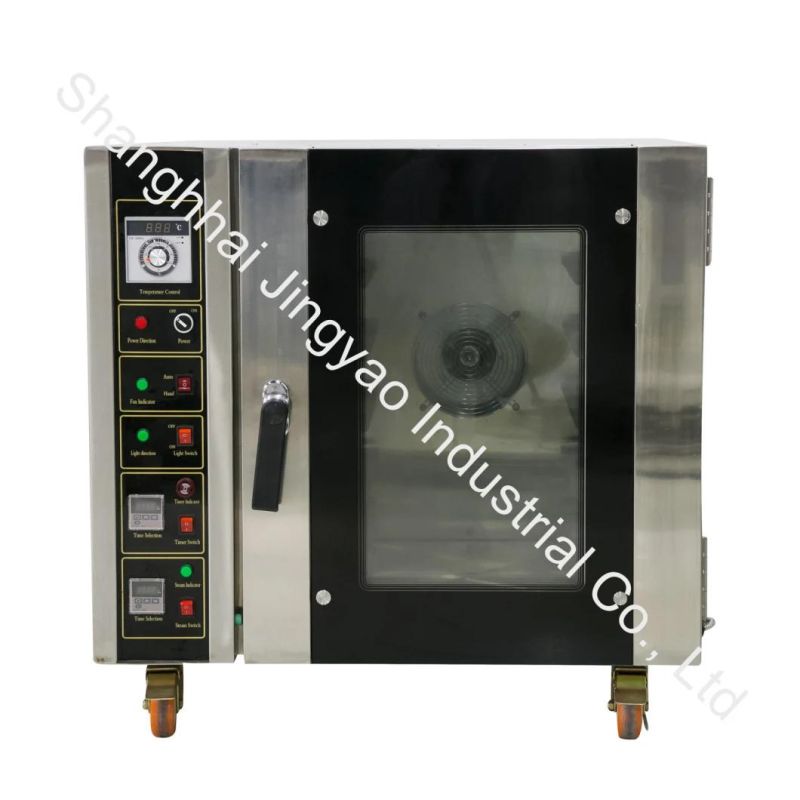 Commercial 6/8/10 Trays Hot-Air Convection Oven Industrial Baking Bread Baking Oven Stainless Steel Bakery Gas/Electric Convection Bread/Pizza/Biscuit Oven
