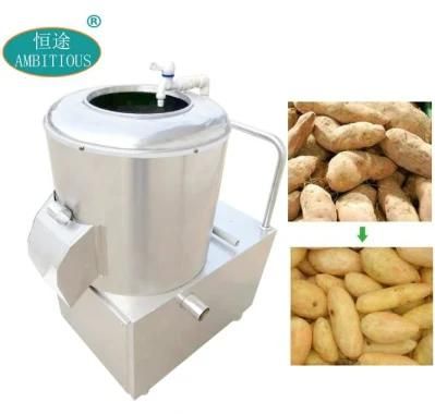 Commercial Food Processor Machine Electric Stainless Steel Potato Root Vegetables Peeler
