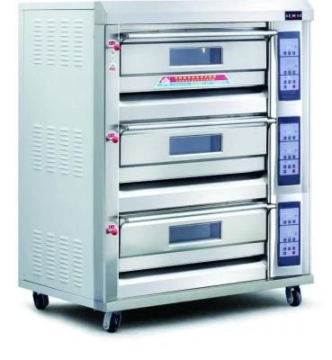 Luxury 3 Deck 6 Tray Gas Oven From Factory (since 1979)