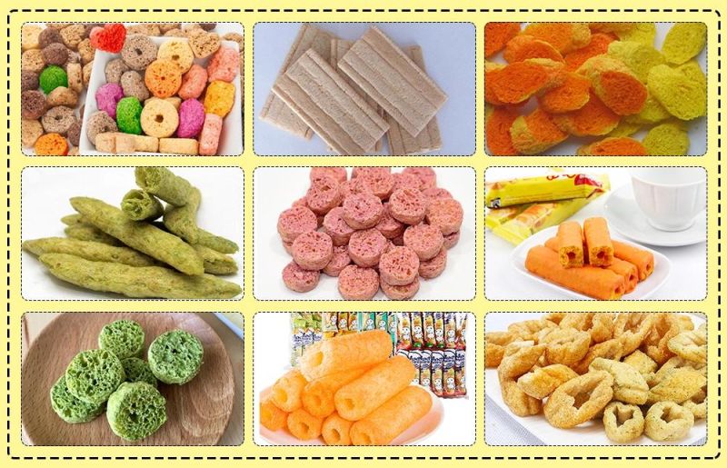 Corn Cheese Ball Machinery Cheese Puff Making Machines Cheese Puffing Machine