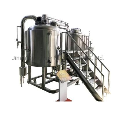 Cassman 2000L Industrial Beer Brewhouse Equipment with Dimple Cooling Jacket