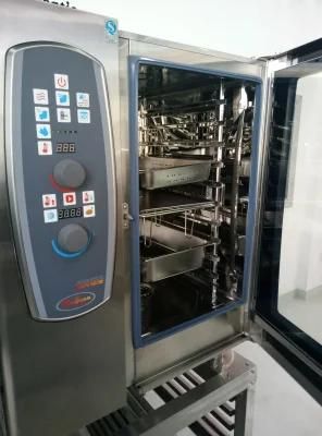 New Style 10/20 Trays Commercial Industrial Combi Steamer Electric Combi Steamer Baking ...