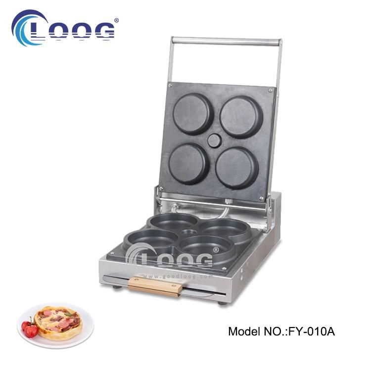 Goodloog Wholesale Newest Electric Snack Food Equipment Outdoor Pizza Oven Baker Nonstick Mini 4 Small Pizza Machine Maker