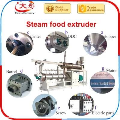 Hot High Efficient Extruded Tilapia Floating Fish Feed Extruder Machine