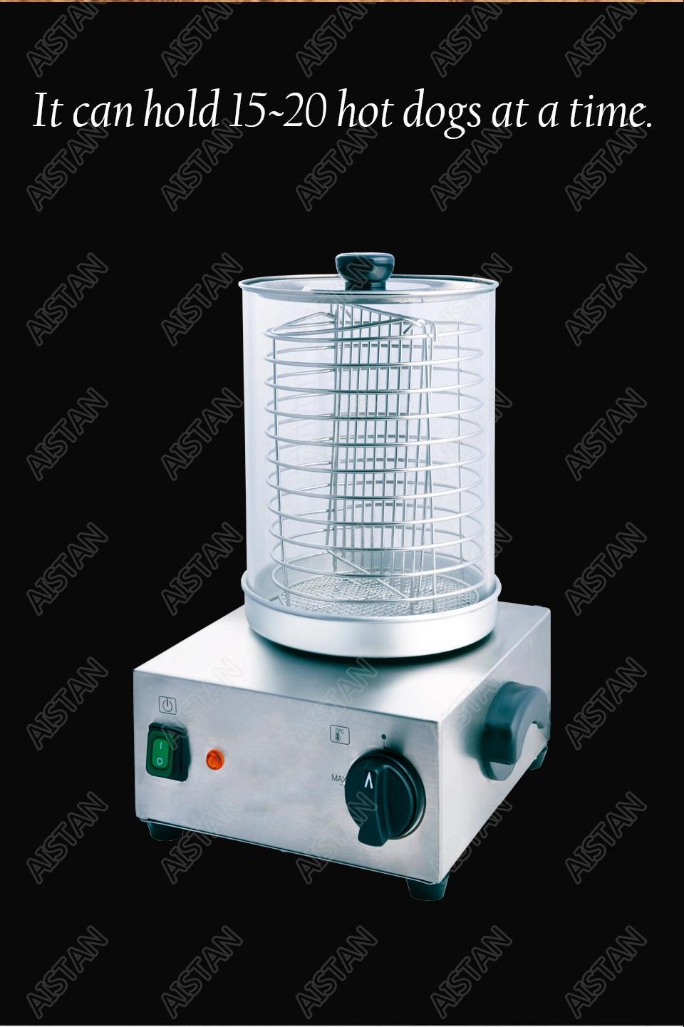 Hhd2 Stainless Steel Electric Commercial Hot Dog Steamer Machine for Kitchen Equipment