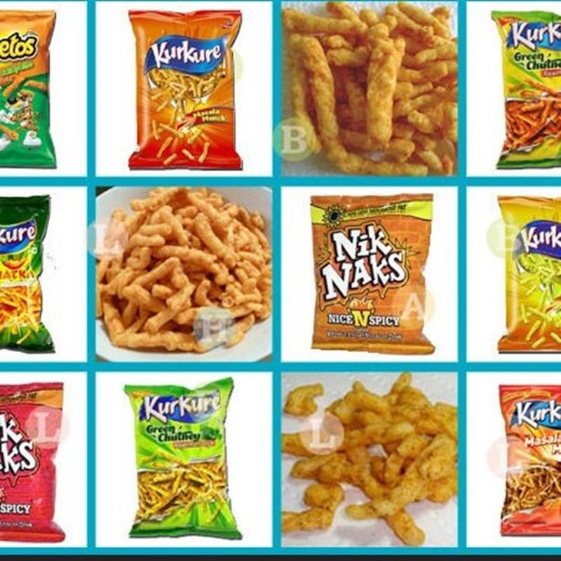 Popular Fried Corn Curls Kurkure Snacks Production Line
