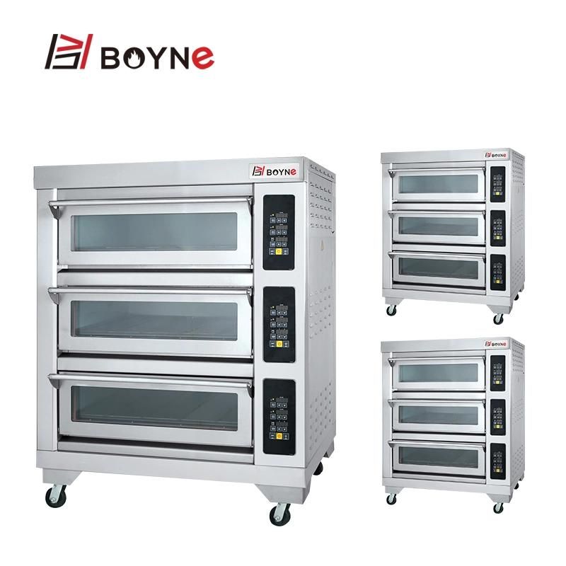 Pizza and Bread Baking Machine 2 Deck 4 Trays Electric Oven