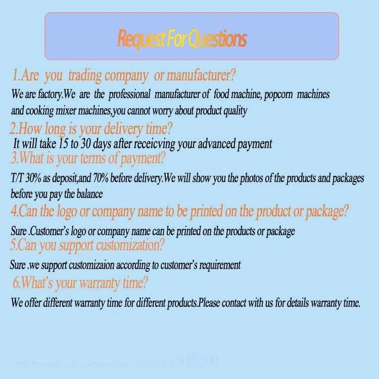 China Factory Stainless Steel Electric Heated Chocolate Popcorn Popping Machine with Cheap Price for Snack Food