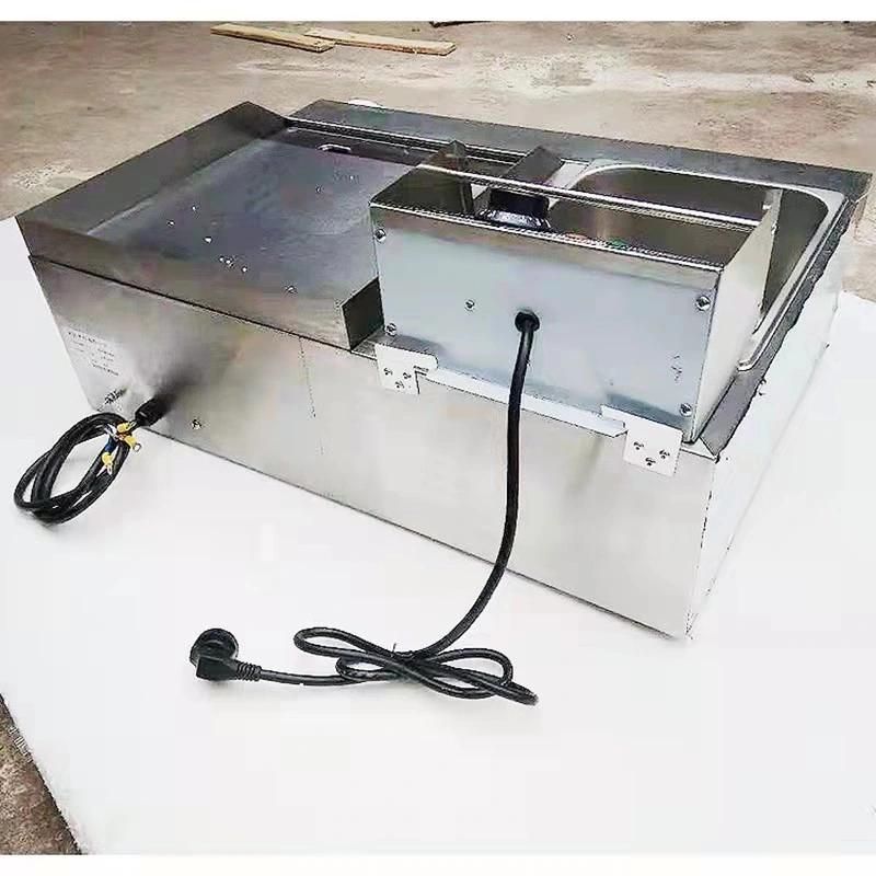 Industrial Batch Frying Machine Banana Chips Frying Machine Batch Fryer with Griddle Machinery