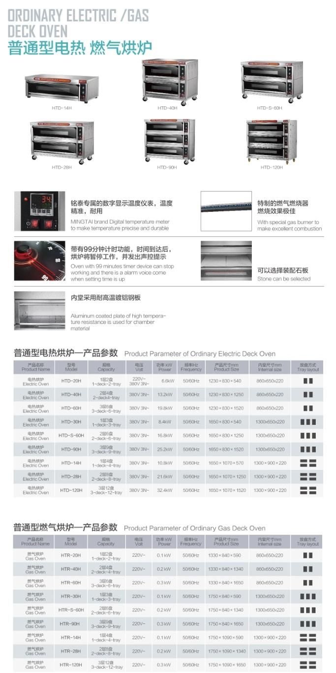 Stainless Steel Gas Food Oven Bakery Supplies