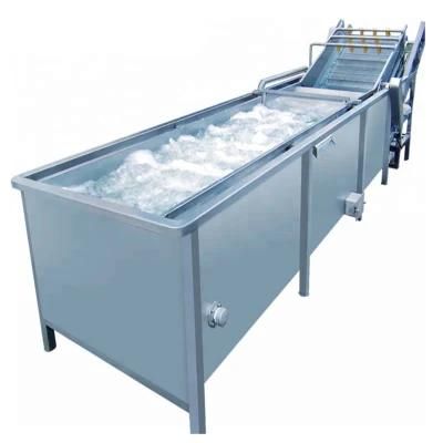Automatic Fruits Vegetables Cleaning Processing Line Bubble Washing Machine