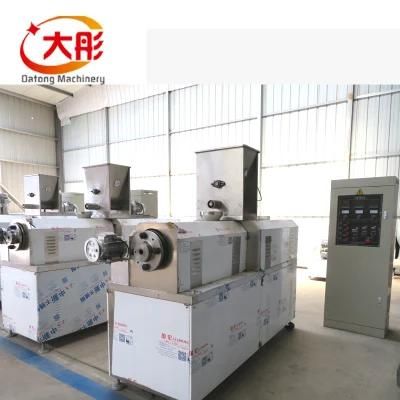 Slanty Snack Bar Twin Screw Extruder Prices Puffed Corn Chips Snacks Food Making Machine