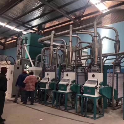 Kenya Most Popular Corn Maize Mill Grinder of 30t Machine
