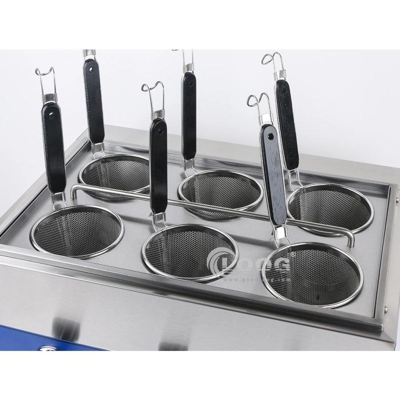 Professional Food Service Machinery Countertop Noodle Cookers 6000W Electric Pasta Cooker for Commercial Kitchen Equipment