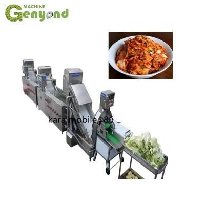 Brine Preserved Spicy Cabbage Kimchi Making Machine