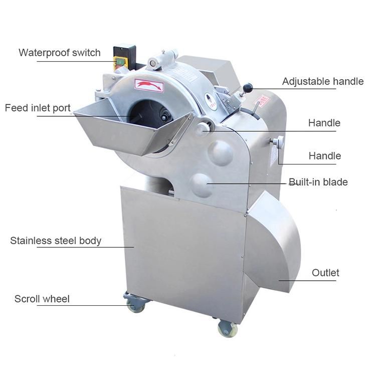 Industrial Fruit Vegetable Mango Strayberry Potato Onion Green Pepper Cube Cutting Dicing Vegetable Dicer