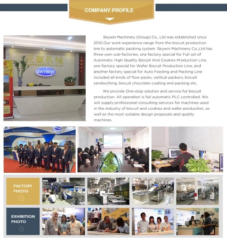 Customized Automatic Wafer Cookie Making Machine Wafer Equipment Bakery Machine