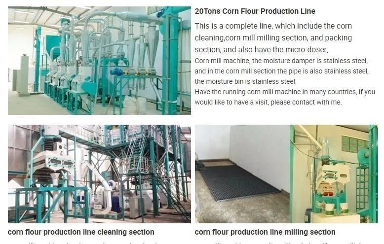 Kenya Uganda Zambia Maize Flour Milling Machinery