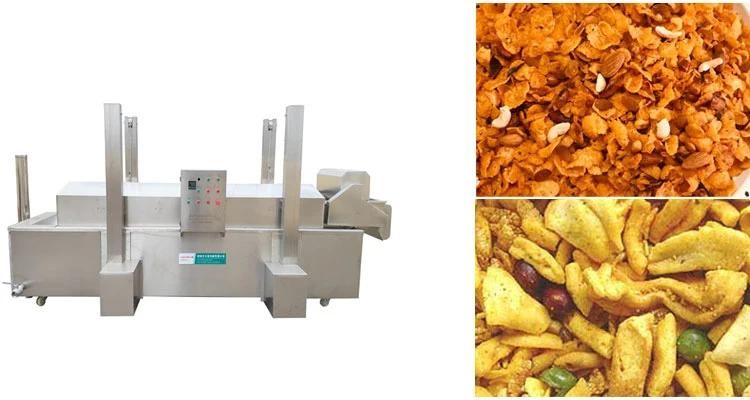 Deep Belt Fryer Machinery Automatic Continuous Farsan Frying Machine