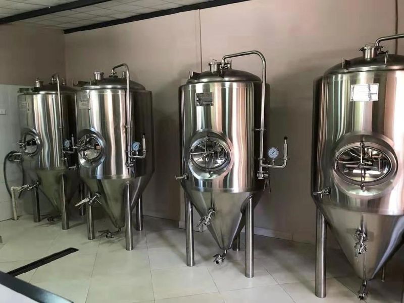 500L Beer Fermenter Conical Cooling Fermentation Tank