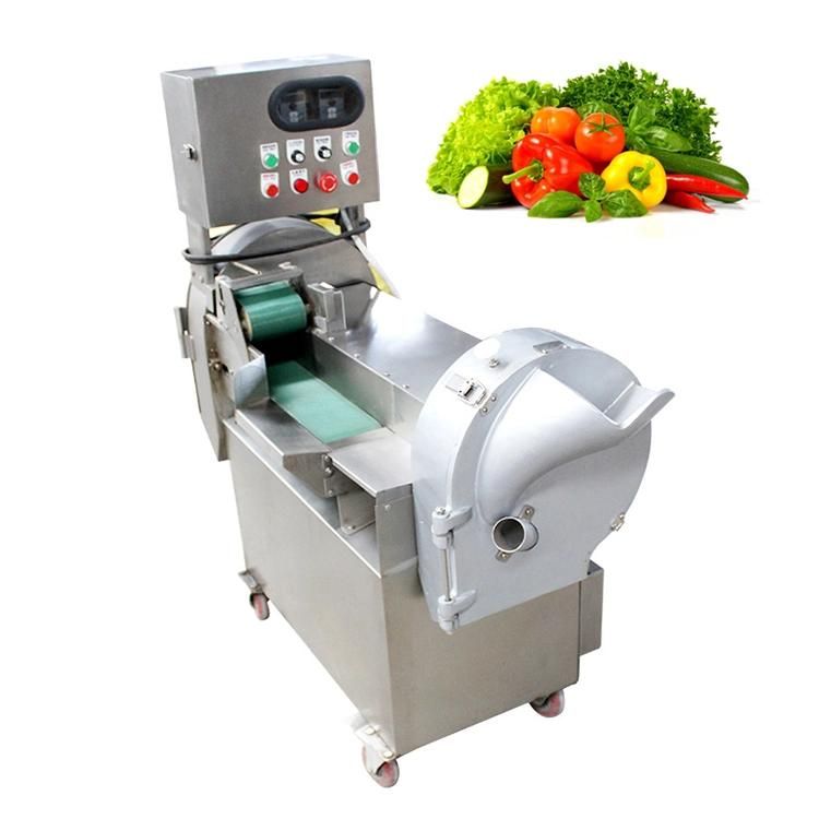 Automatic Double Head Vegetable Cutter Fruit Potato Cabbage Garlic Parsley Cutting Machine