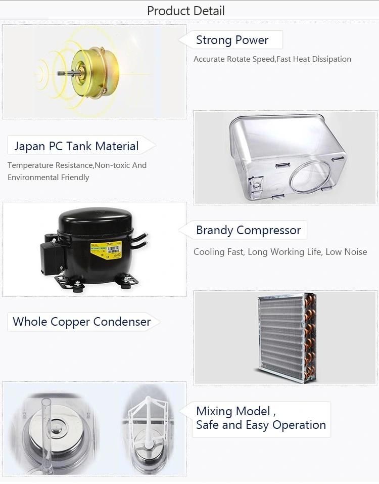 Junjian Guangzhou Automatic Used Commercial 3 Flavor Soft Serve Ice Cream Making Machine Price