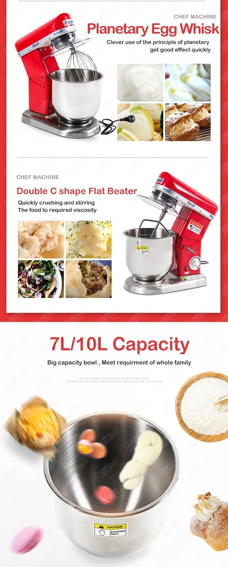 B10s Kitchen Stand Mixer Electric Plantary Food Mixer Stainless Steel 10 Liters with Dough Hook