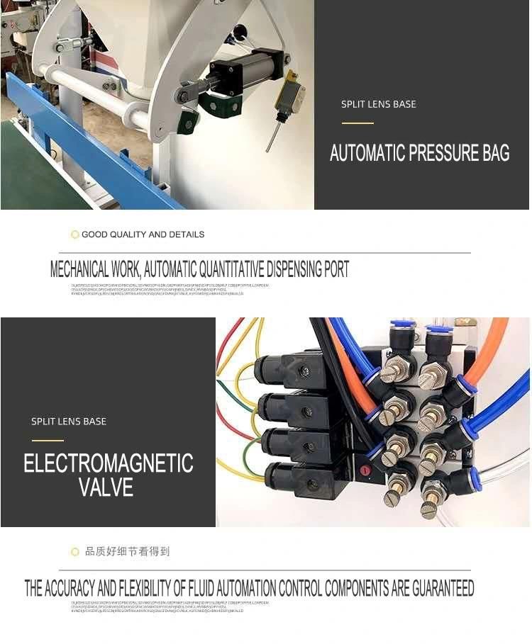 Paddy Rice Flow Bale Weighing Scale Packaging Machine Packing Table with Scale Combination